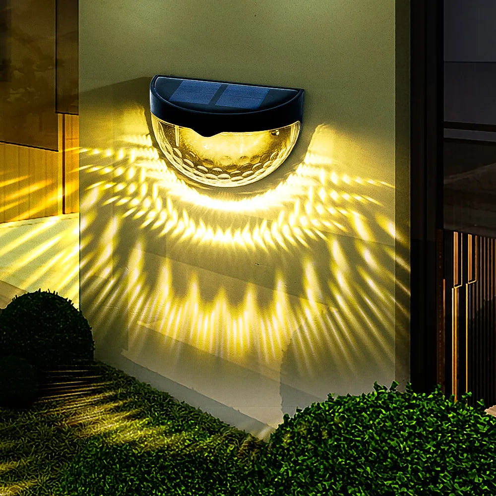 2PC Solar Wall Mount Decorative Light